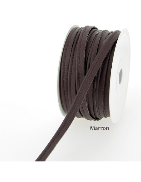 mercerie, passepoil, simili cuir