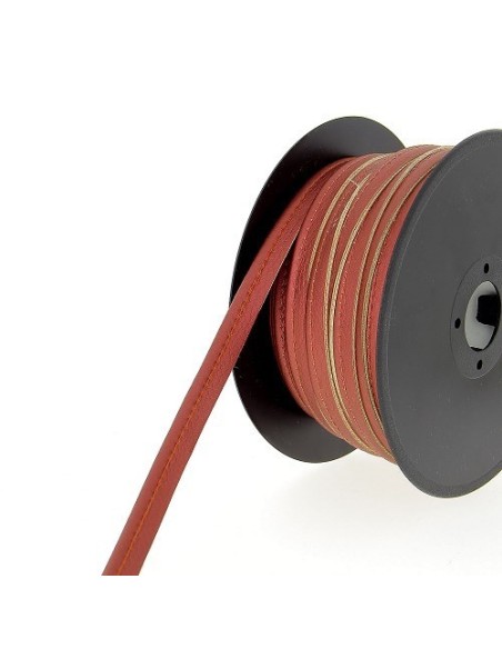 mercerie, passepoil, simili cuir