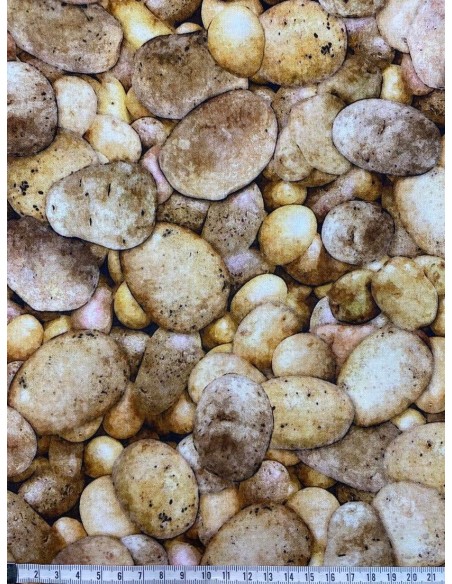 coton, patchwork, fruits, pommes de terre, patates, cuisine, légumes