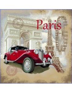 carré, jacquard, coussin, sac, paris années folles, vintage, voiture