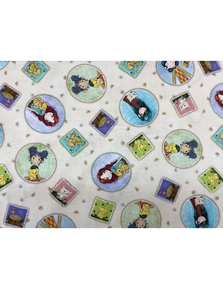 patchwork, little gilrs, enfants, rose, pink