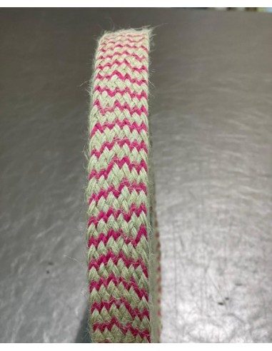 tresse jute et polyester ideal anse de sac...