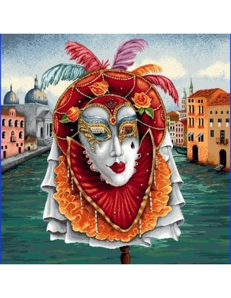 carré, jacquard, coussin, sac, masque de venise violet...