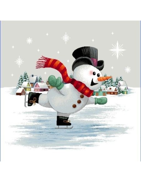 carré, jacquard, coussin, sac, bonhomme de neige,noel,,...