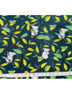 coton, cotonnade, animaux, koala