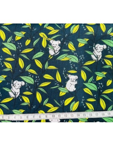 coton, cotonnade, animaux, koala