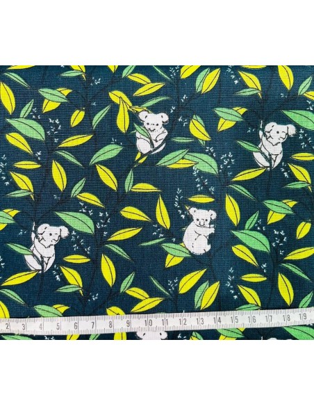 coton, cotonnade, animaux, koala