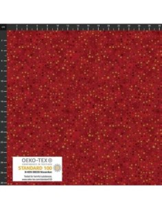 coton, patchwork, noël, étoiles dorées,sapin