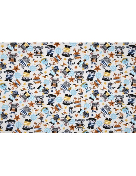 coton, cotonnade, animaux, pirate,animaux,