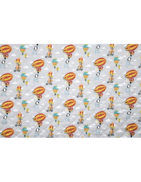 matelassé, sac à langer, enfant, animaux, renard