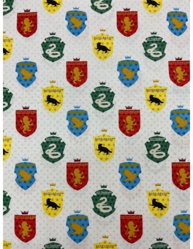 licences, coton, patchwork, harry potter, voie 9 3/4, sacs, coussins