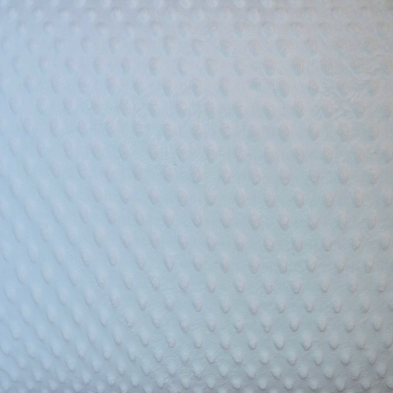 tissu doudou bleu ciel