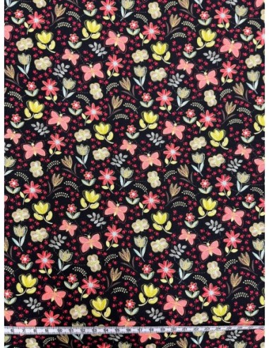 coton, patchwork, stof, flippa's line, fleurs, 4514-015