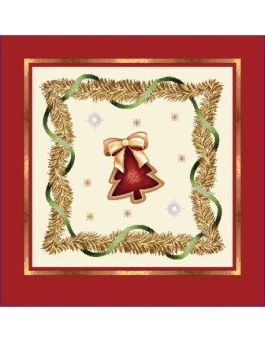 carré, jacquard, coussin, sac, noël, hiver