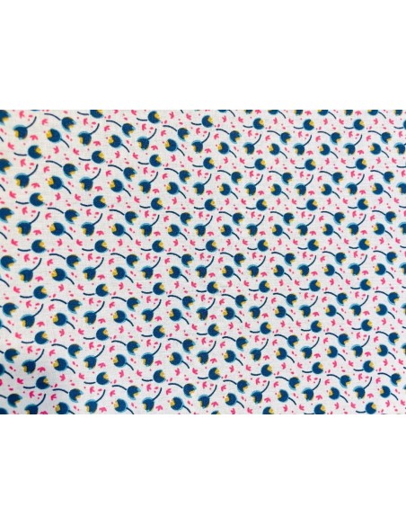 Tissu coton idéal pour la réalisation de coussins, sacs, etc...