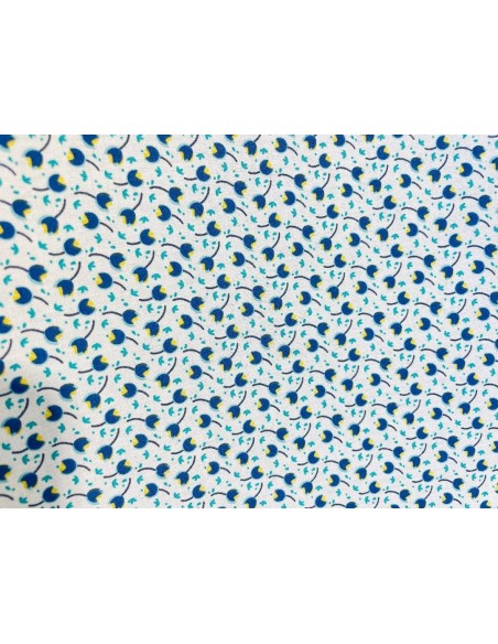 Tissu coton idéal pour la réalisation de coussins, sacs, etc...