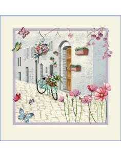 carré, jacquard, coussin, sac, chien,york