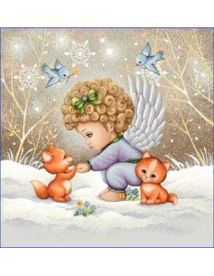 carré, jacquard, coussin, sac, gnome, maison