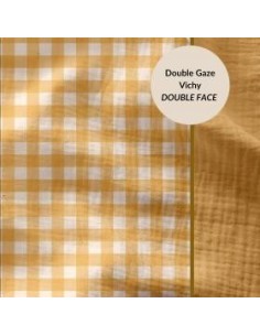 Tissu d'habillement double gaze de coton, idéal pour la confection de vêtements