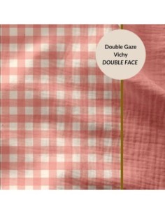 Tissu d'habillement double gaze de coton, idéal pour la confection de vêtements