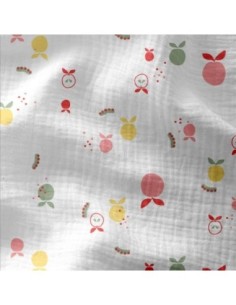 Tissu d'habillement double gaze de coton, idéal pour la confection de vêtements