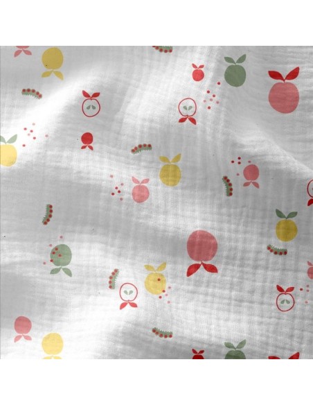 Tissu d'habillement double gaze de coton, idéal pour la confection de vêtements