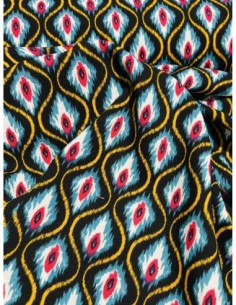 Rayon,coton,,habillement,léopard,vêtement,joelle tissu