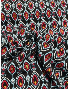 Rayon,coton,,habillement,léopard,vêtement,joelle tissu