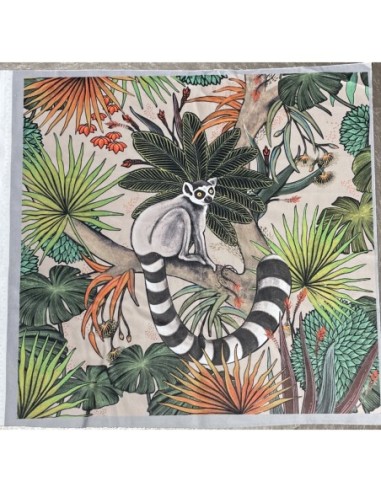 carré, jacquard, coussin, sac, animaux,