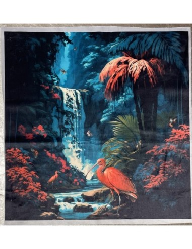 carré, jacquard, coussin, sac, animaux,