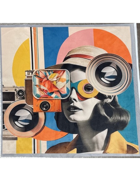 carré, jacquard, coussin, sac, animaux,