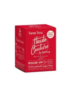 teinture haute couture rouge vif