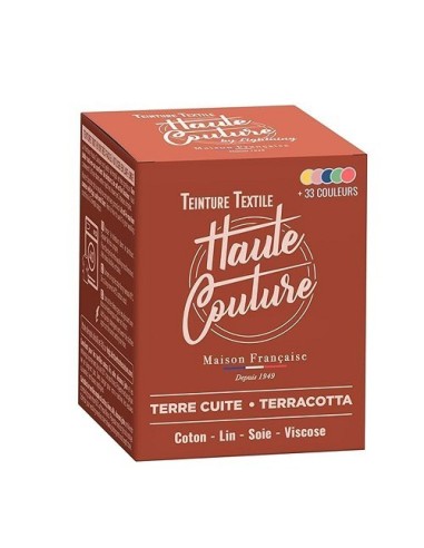 teinture haute couture terre cuite