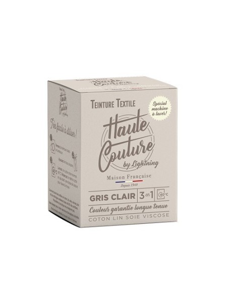 teinture haute couture gris clair