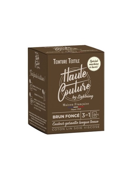 teinture haute couture brun fonce