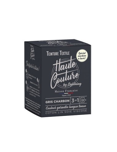 teinture haute couture gris charbon