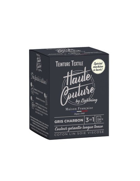 teinture haute couture gris charbon