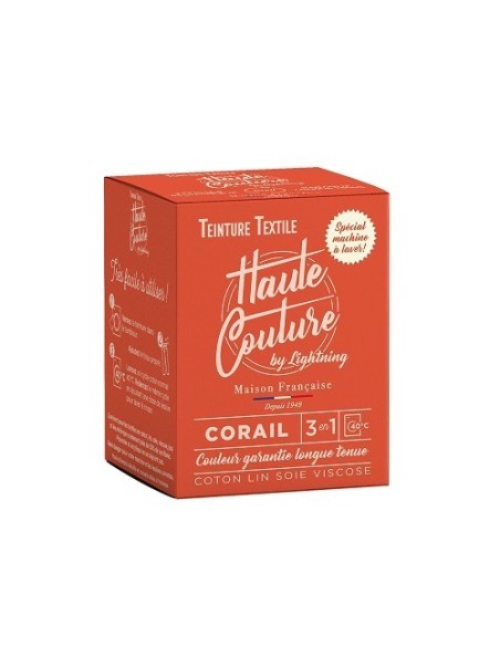 teinture haute couture corail