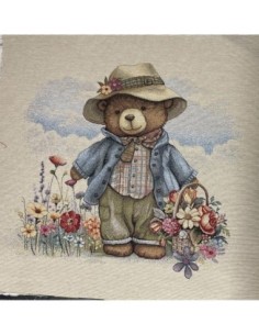 carré, jacquard, coussin, sac, arbre de vie