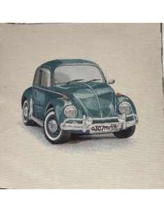 carré, jacquard, coussin, sac, arbre de vie