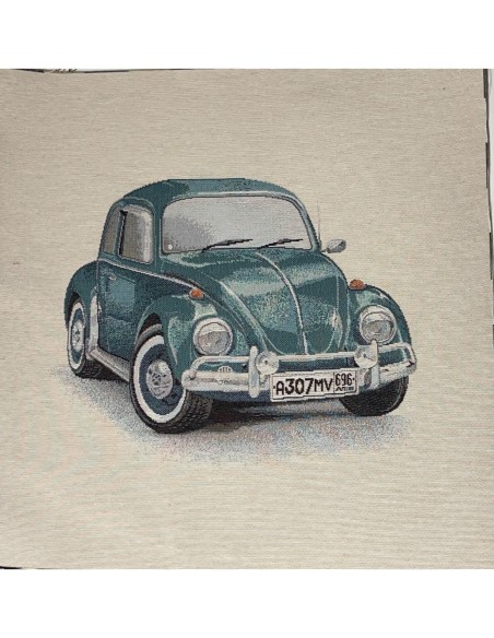 carré, jacquard, coussin, sac, arbre de vie