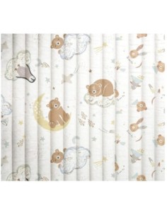 matelassé, sac à langer, enfant, animaux, renard