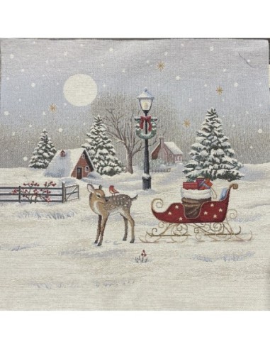 carré, jacquard, coussin, sac, animaux,