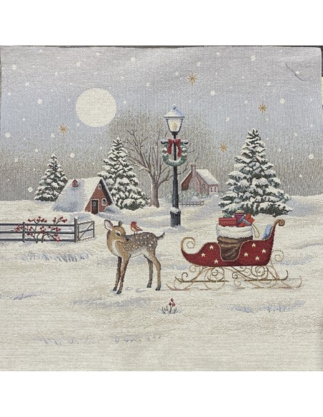 carré, jacquard, coussin, sac, animaux,