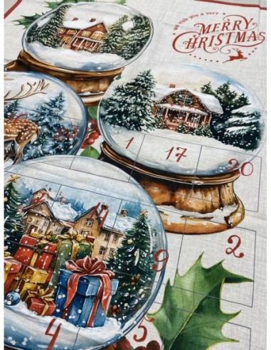 panneau, calendrier de l'avent, noël, enfant, maison