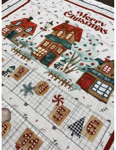 panneau, calendrier de l'avent, noël, enfant, maison