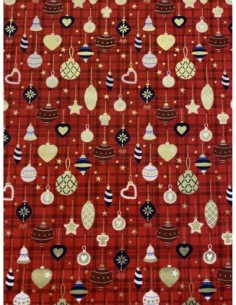 Tissu coton, idéal pour la confection d'emballage cadeaux, sacs, patchwork