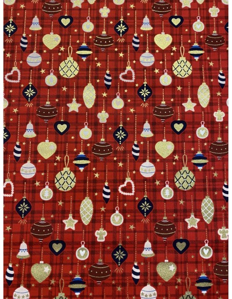 Tissu coton, idéal pour la confection d'emballage cadeaux, sacs, patchwork