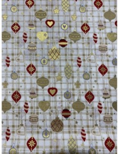 Tissu coton, idéal pour la confection d'emballage cadeaux, sacs, patchwork