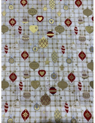 Tissu coton, idéal pour la confection d'emballage cadeaux, sacs, patchwork